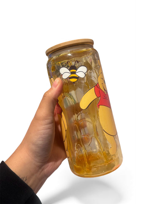 Honey Drip 20oz Snowglobe Libbey Glass