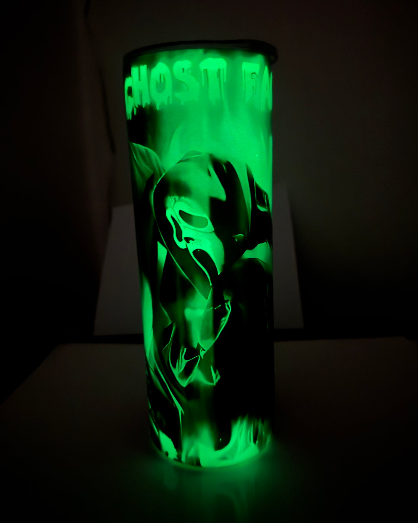 Ghost Face Glow In The Dark 20oz Tumbler