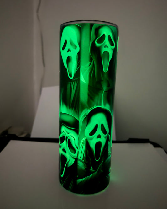 Ghost Face Glow In The Dark 20oz Tumbler