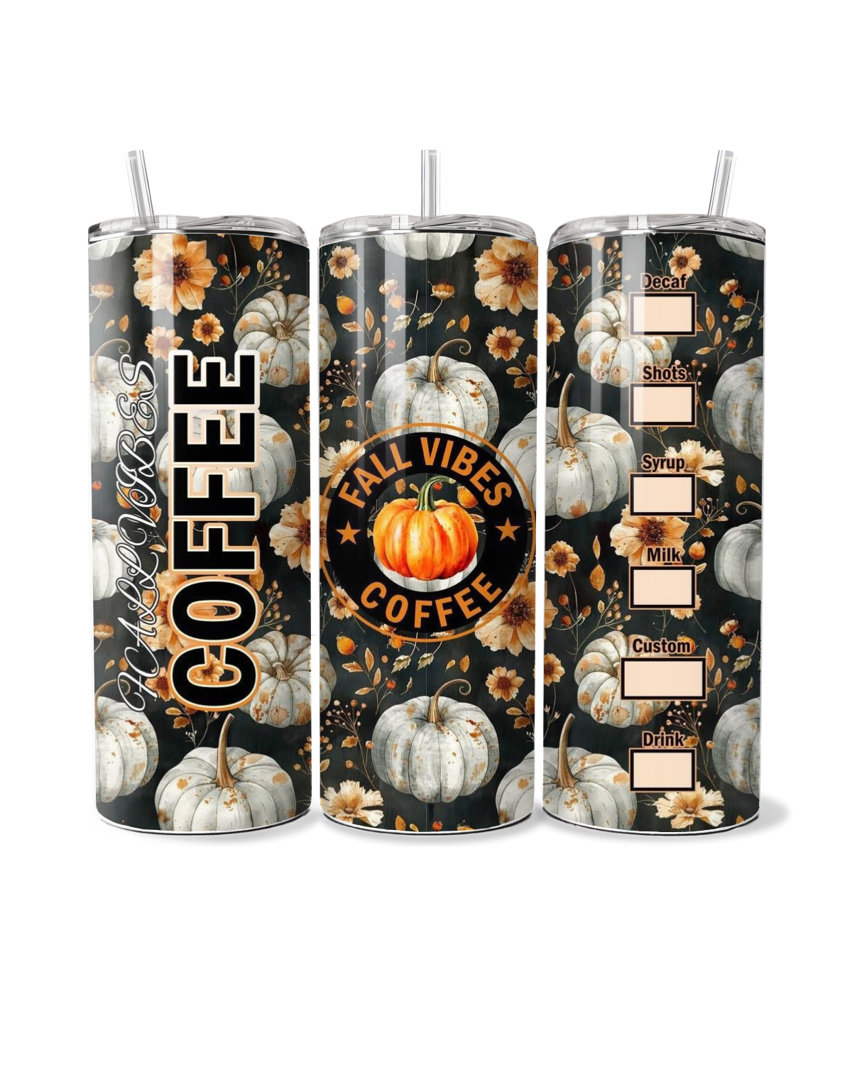 Fall Vibes Coffee 20oz Tumbler