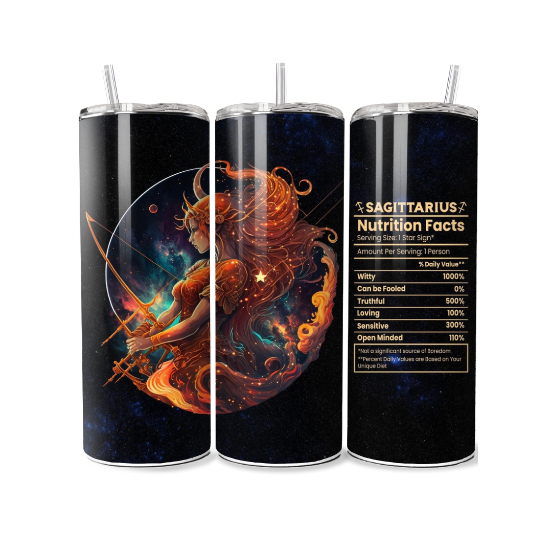 Zodiac Tumblers - Various Star Signs Available - Serpent Creations