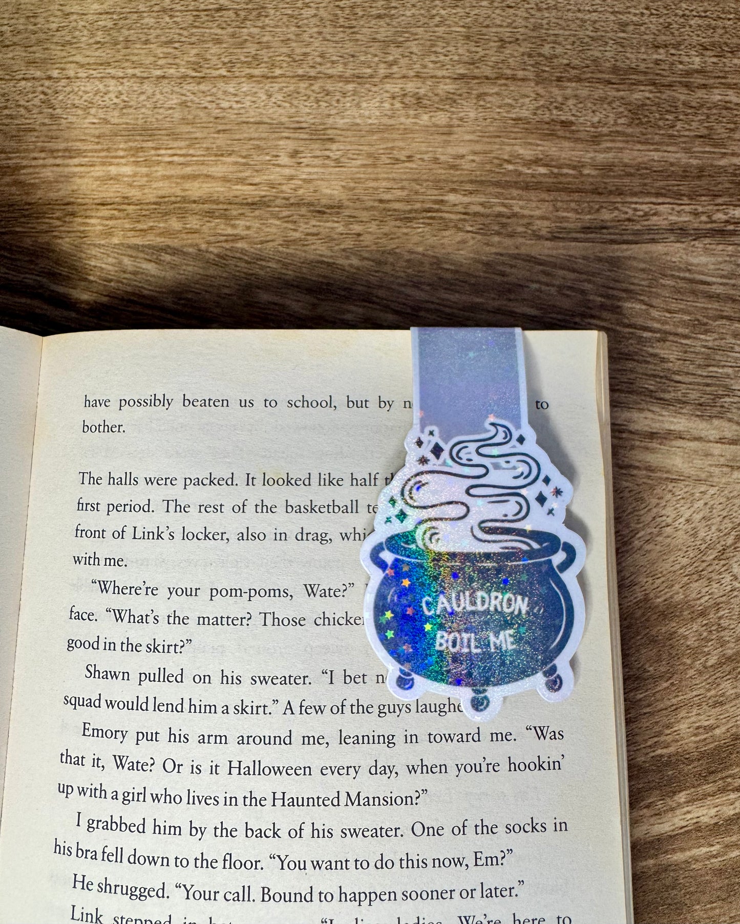 Cauldron Boil Me Magnetic Bookmark