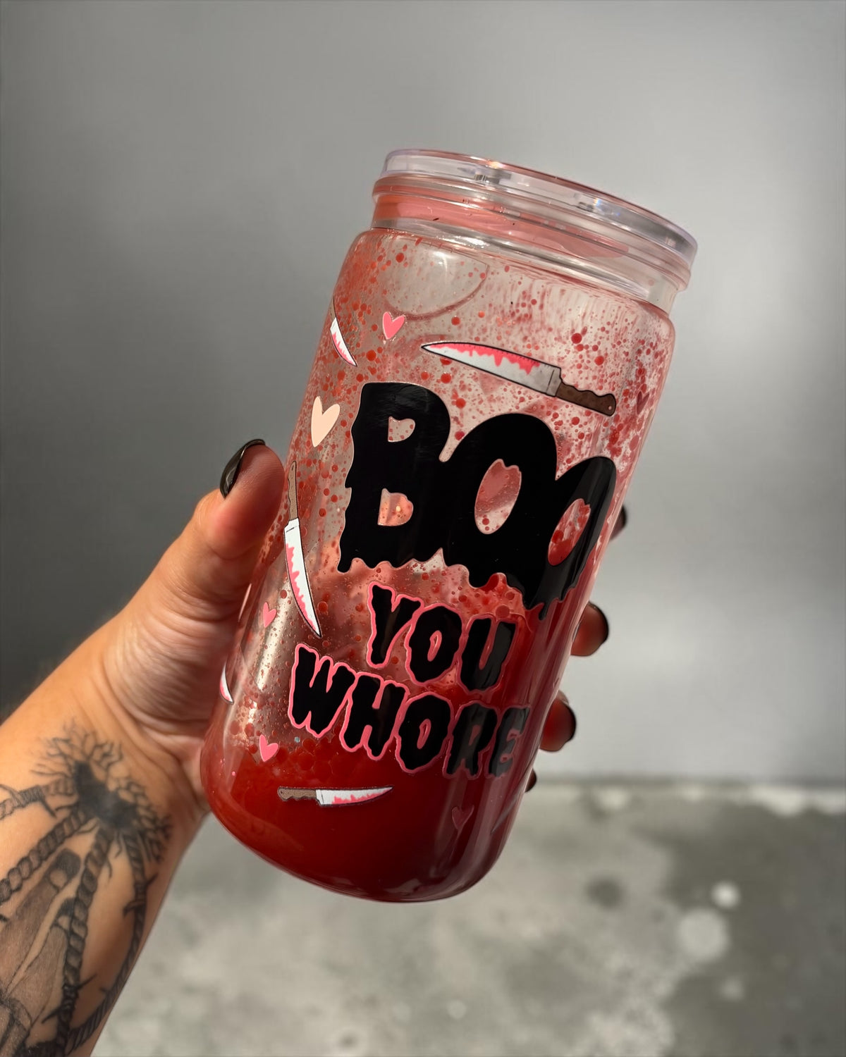Boo You Whore 16oz Snowglobe