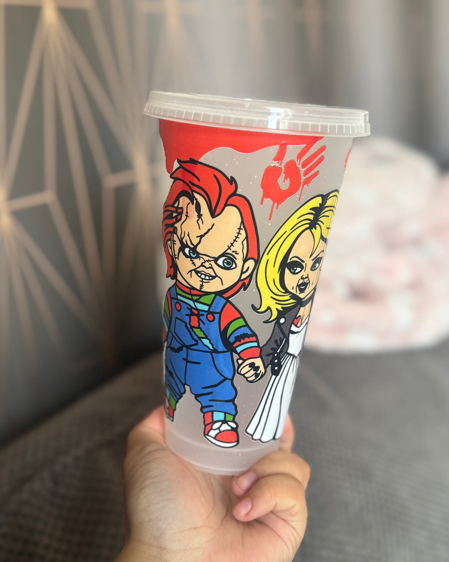 Wanna play? Horror 24oz Cold Cup