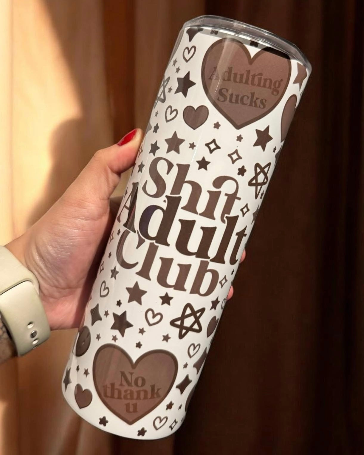 Brown Shit Adult Club 20oz Tumbler
