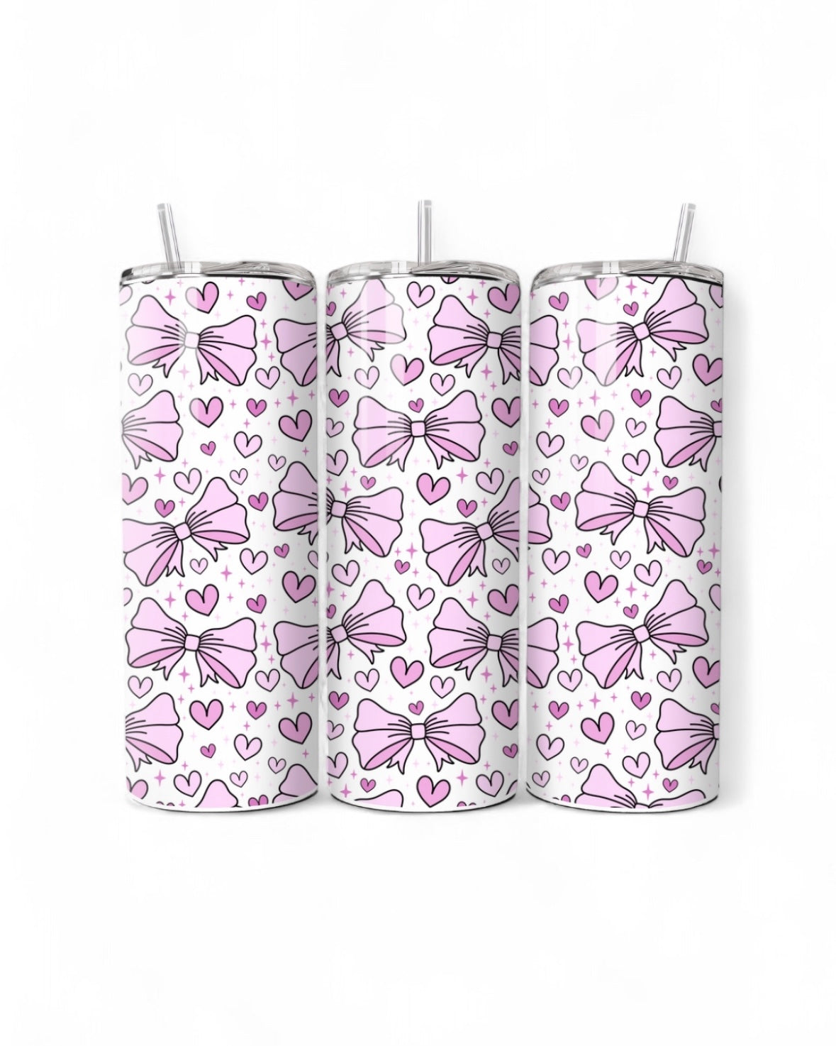 Pink Bows 20oz Tumbler