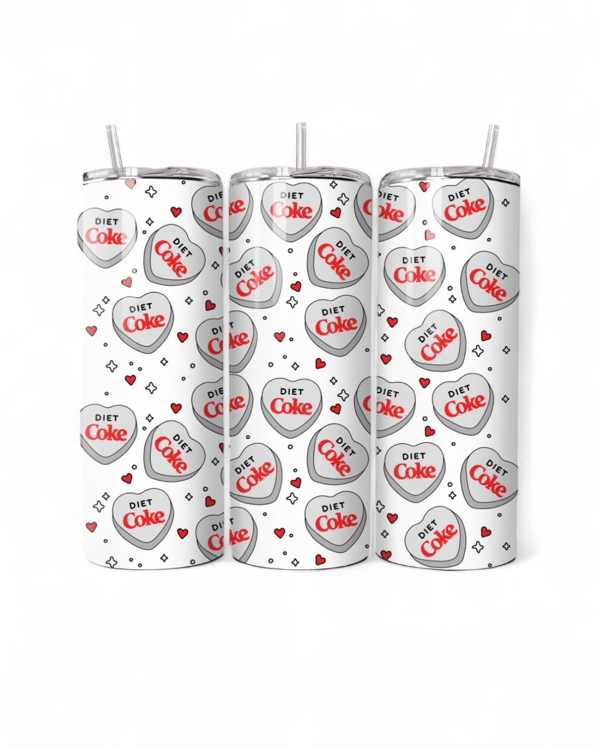Diet Cola Hearts 20oz Tumbler