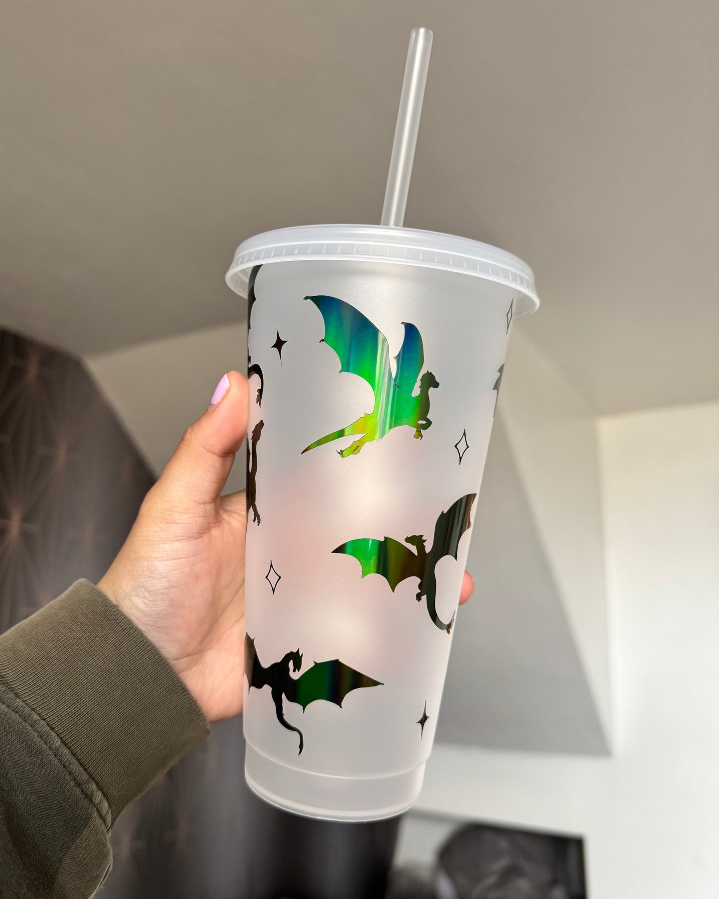 Forth Wing Inspired 24oz Cold Cup