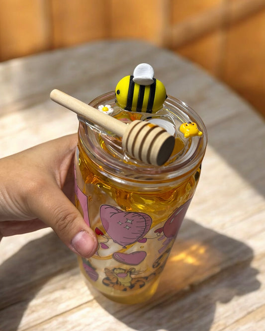 Valentine’s Bear 16oz Honey Drip Libbey