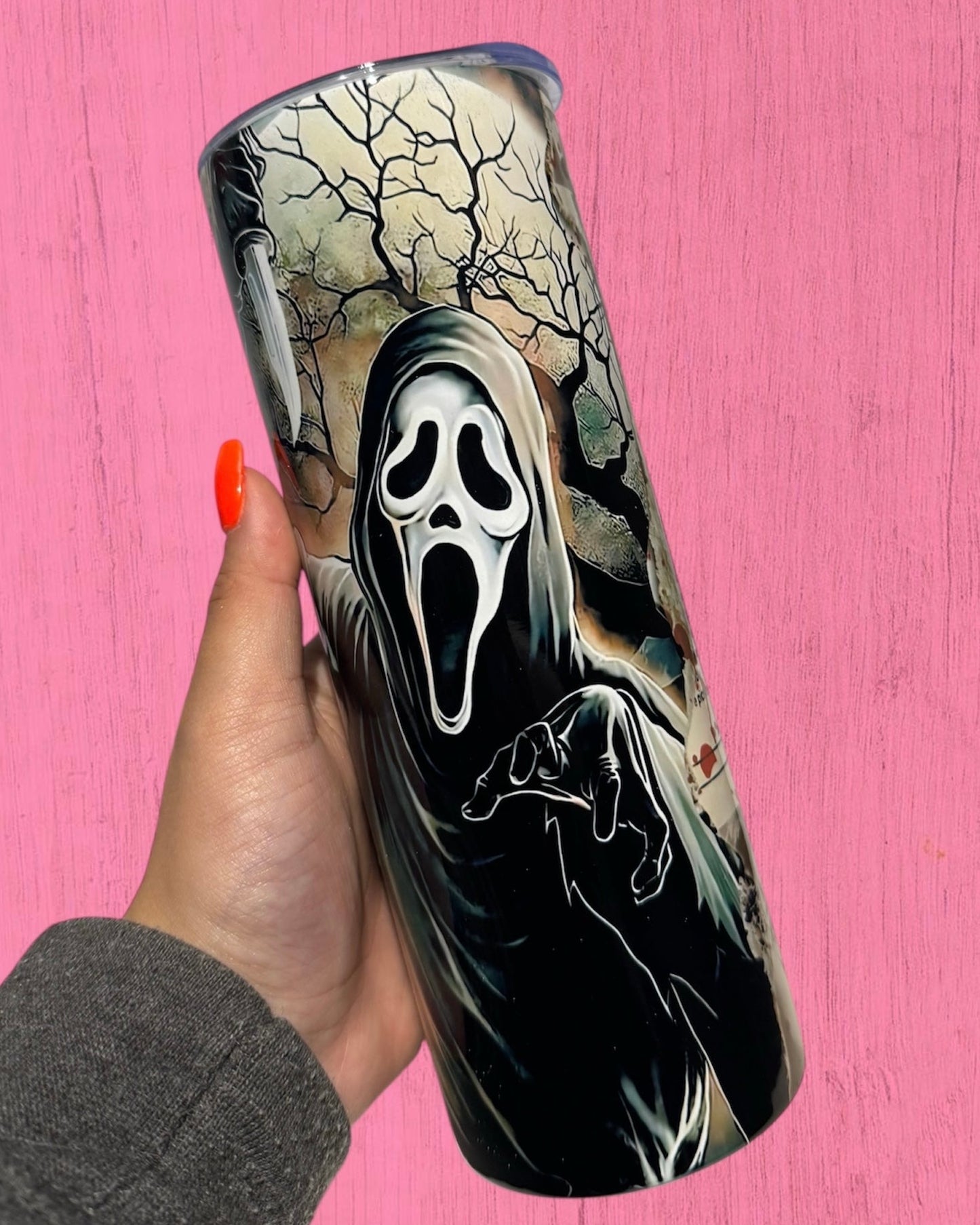 Ghost in the Newspaper 20oz Tumbler