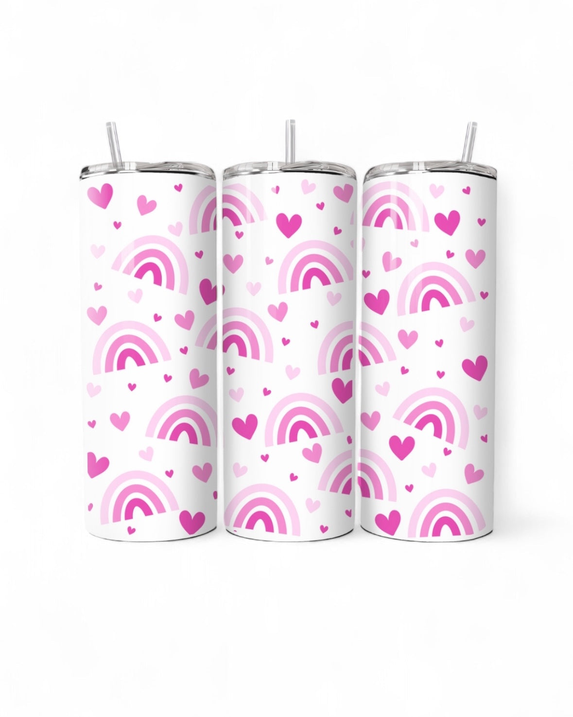 Pink Rainbows 20oz Tumbler