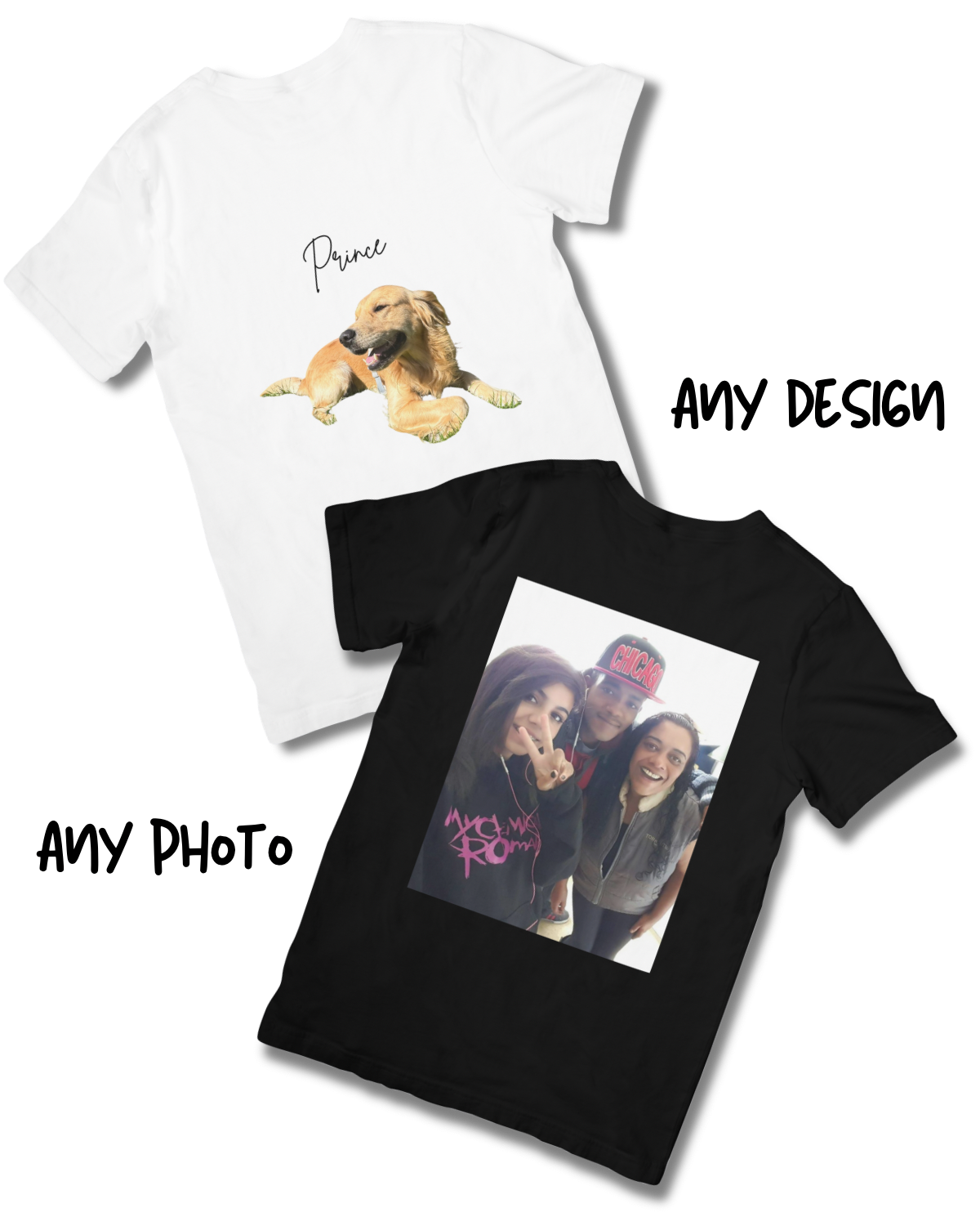 Your Own Personalised T-Shirt | Upload Any Photo or Design