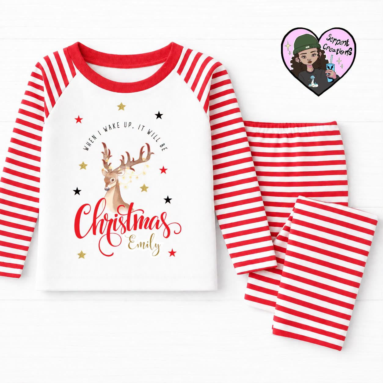 When I wake up, It will be Christmas Pjs
