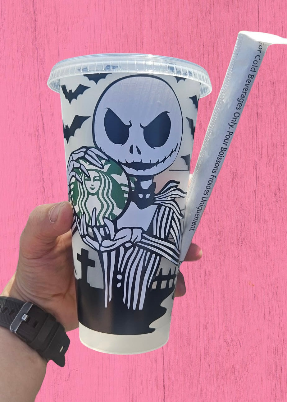 Skeleton Man 24oz Cold Cup