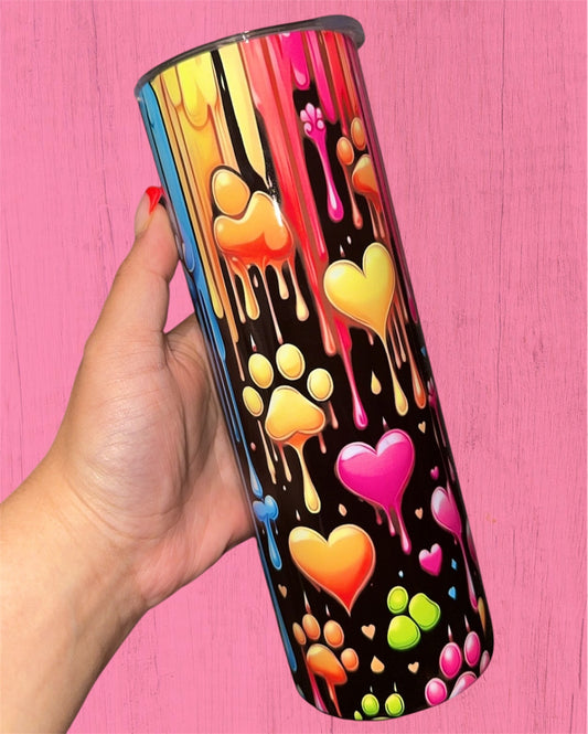Rainbow Paws 20oz Tumbler