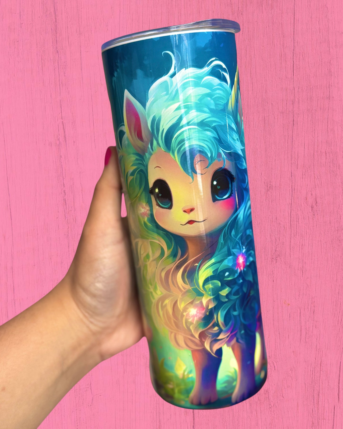 Neon Unicorn 20oz Tumbler