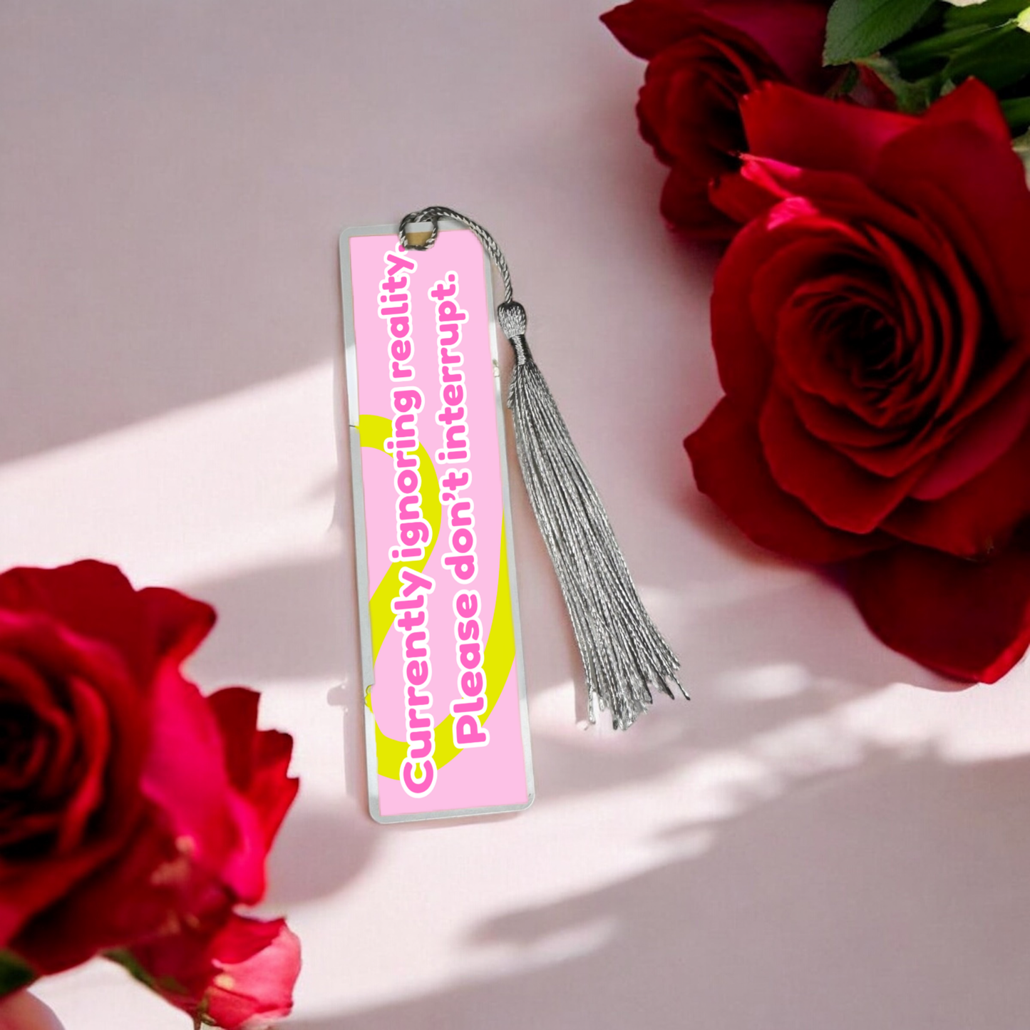 Currently Ignoring Reality 12cm x 4cm Bookmark
