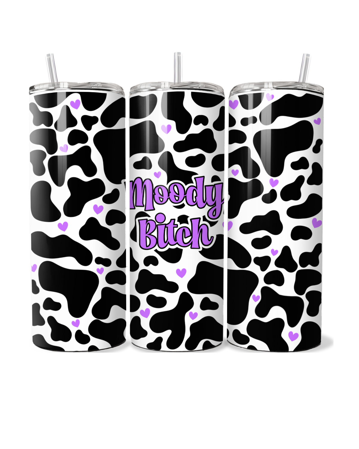 Moody Bitch Purple 20oz Tumbler