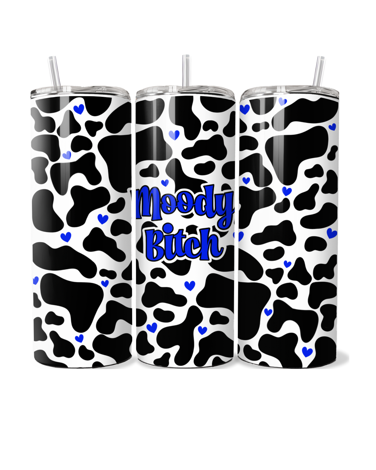 Moody Bitch Dark Blue 20oz Tumbler