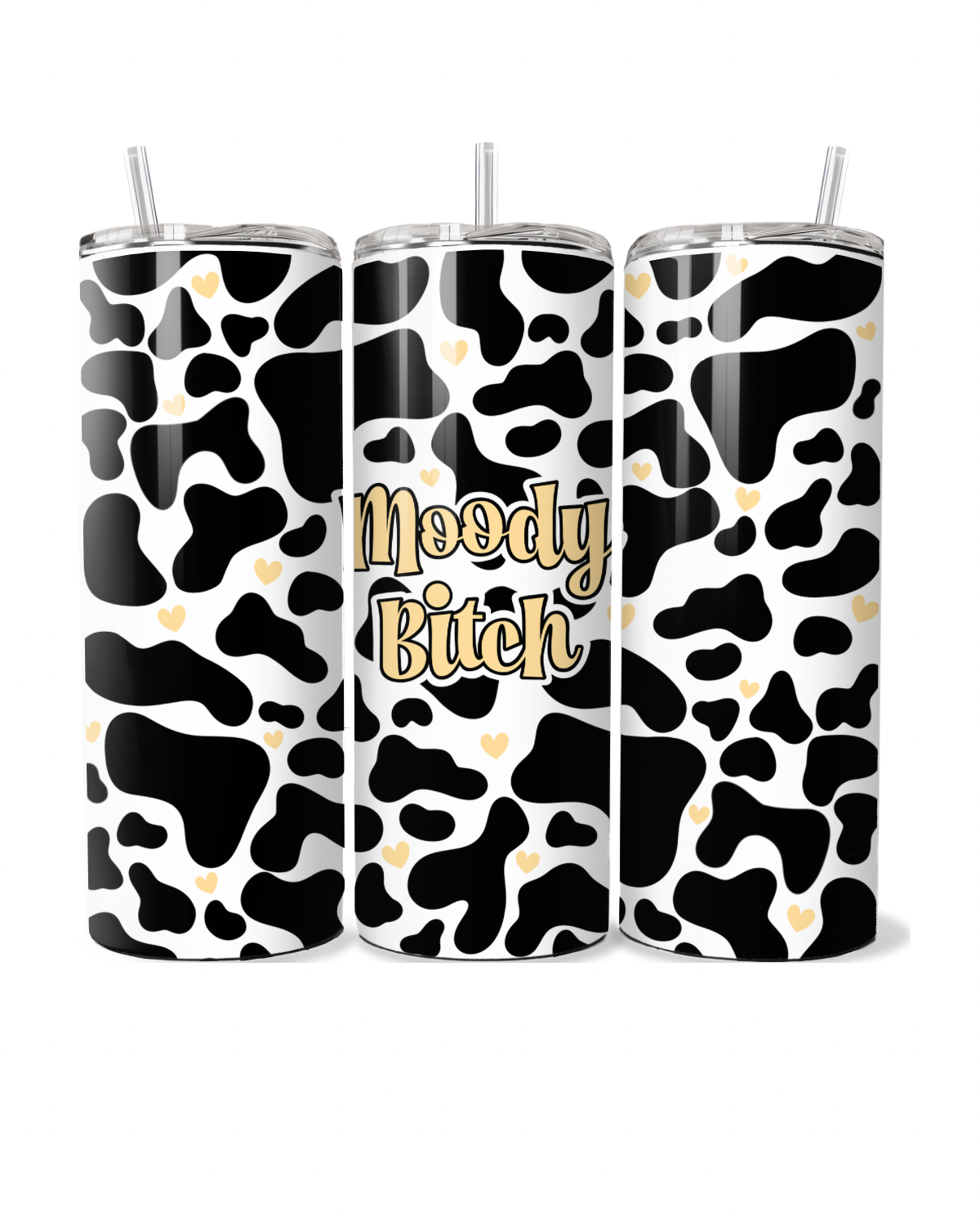 Moody Bitch Yellow 20oz Tumbler