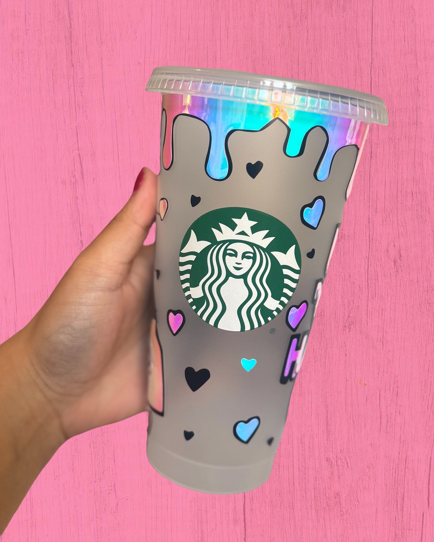 Holographic Ghost 24oz Cold Cup