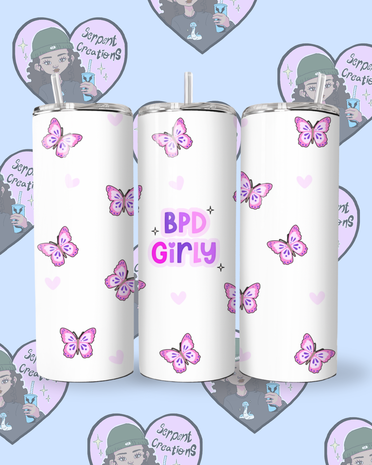 BPD Girly 20oz Tumbler