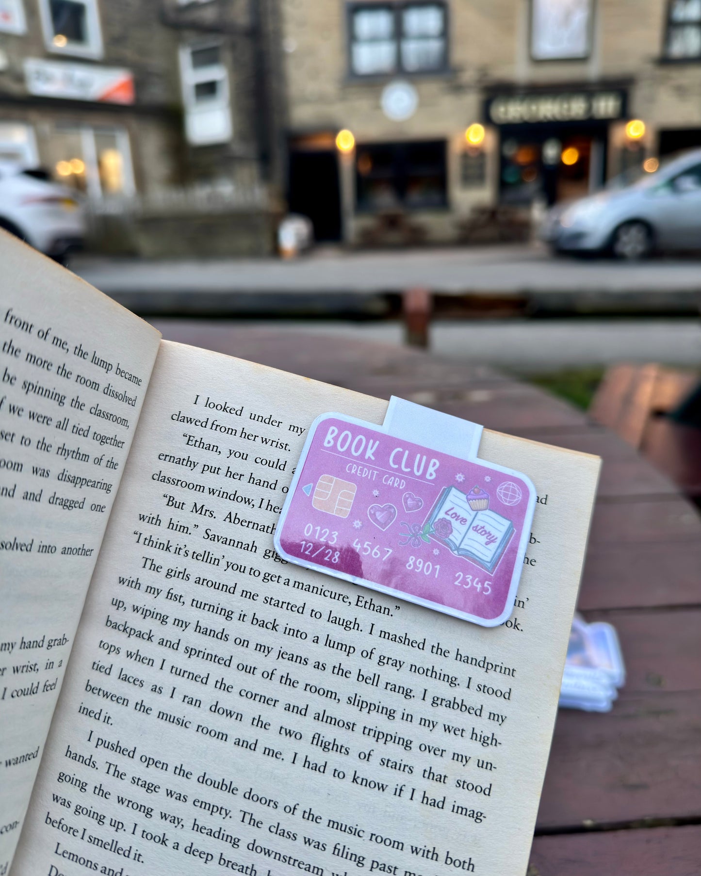 Love Story Book Club Card Magnetic Bookmark