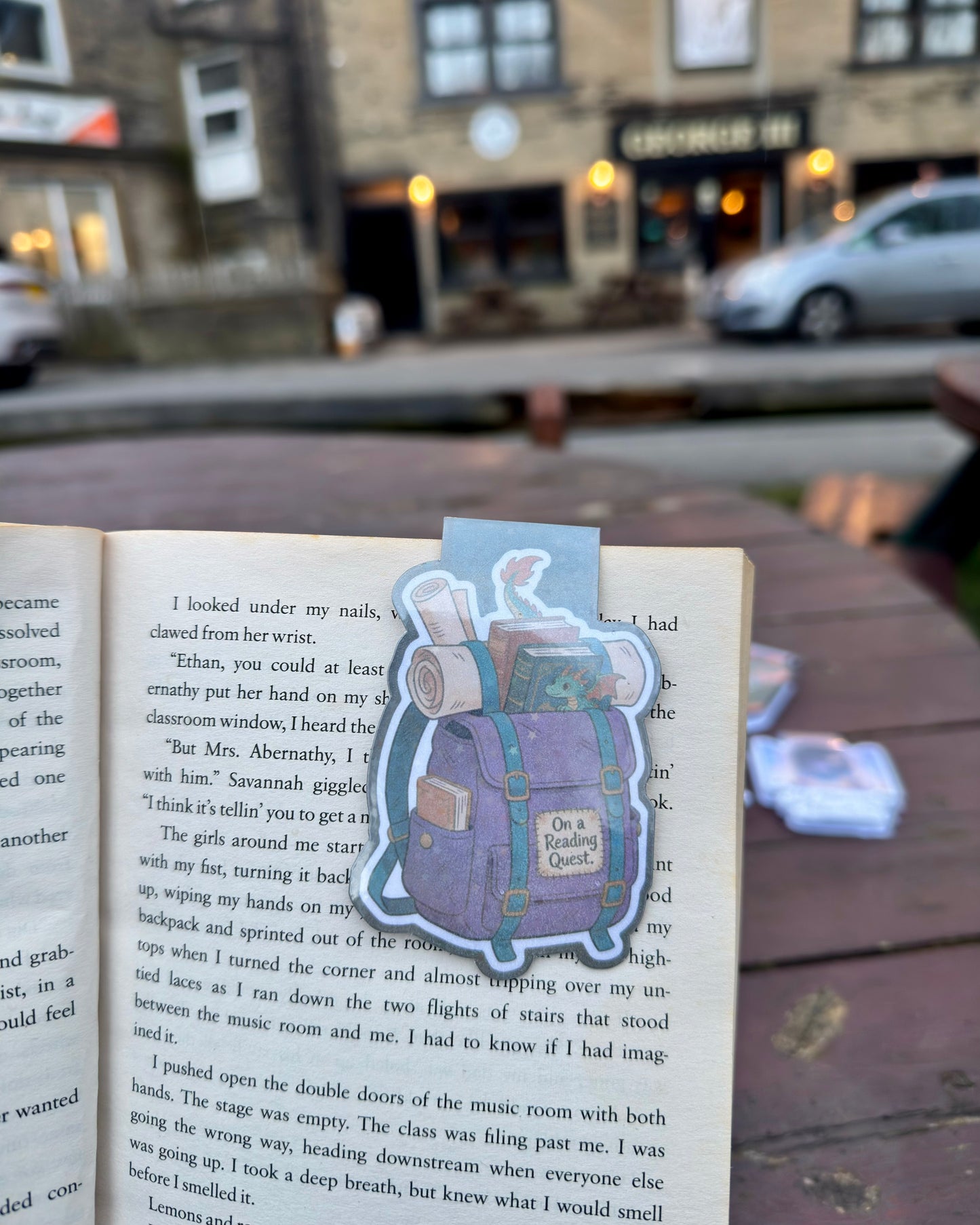 On A Quest Magnetic Bookmark