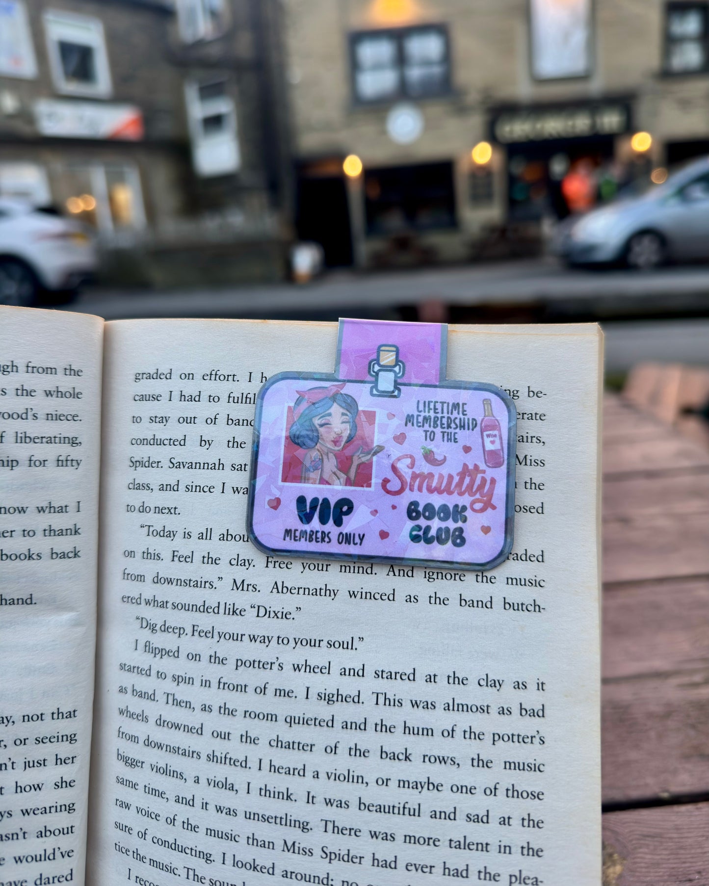 Smutty Book Club VIP Card Magnetic Bookmark