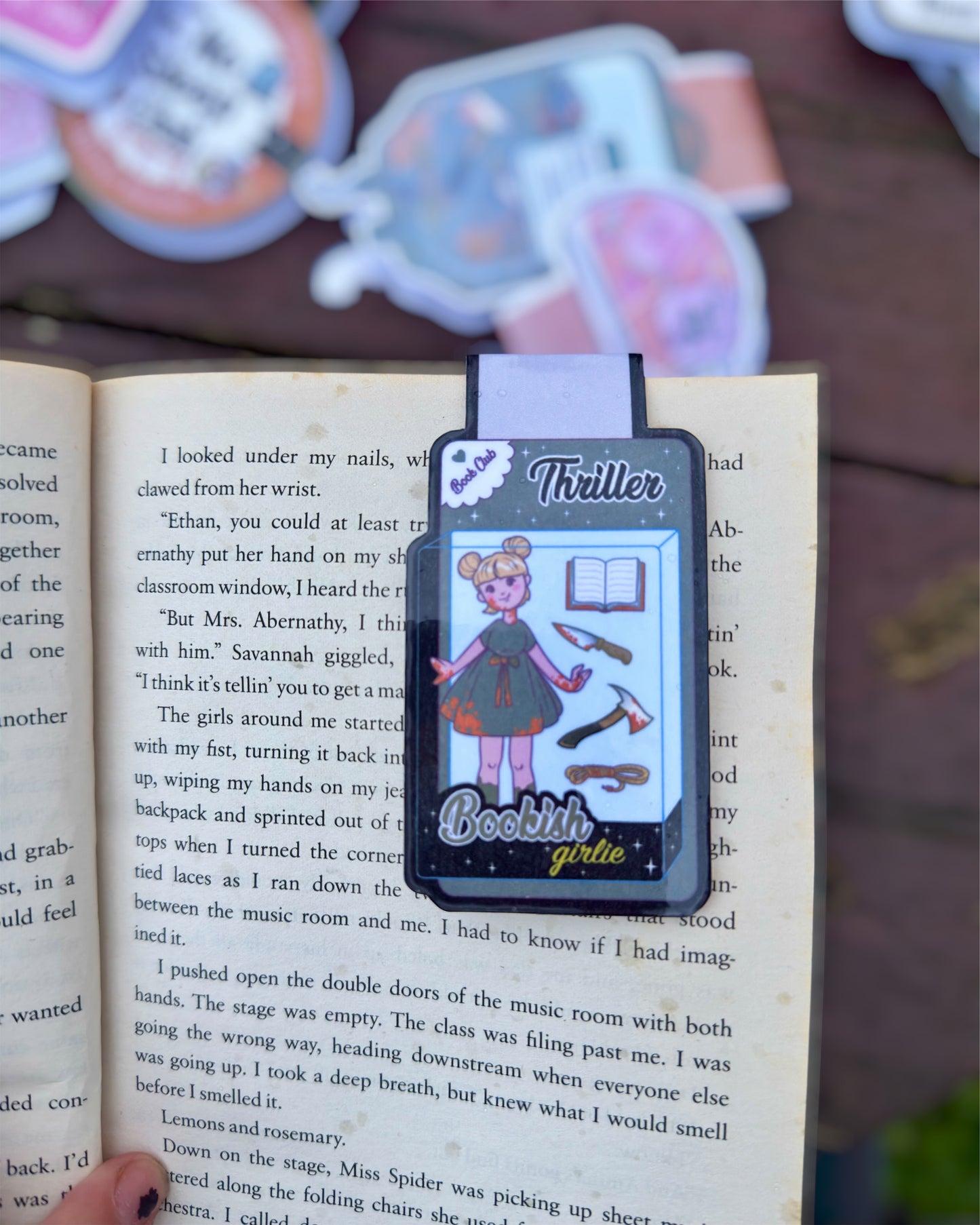 Thriller Dolly Magnetic Bookmark