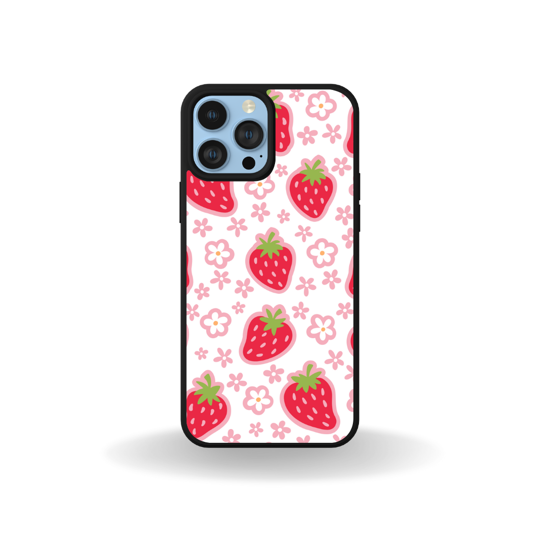 Strawberry Flowers Phone Case