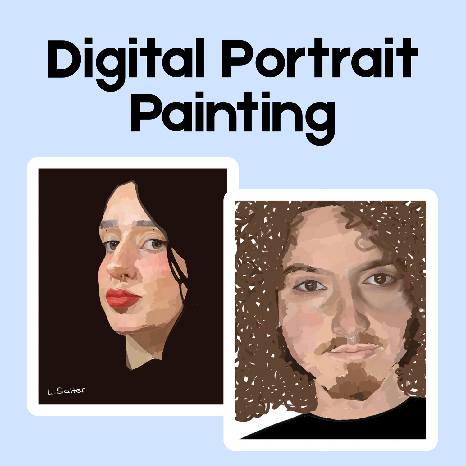 Custom Digital Portrait Painting