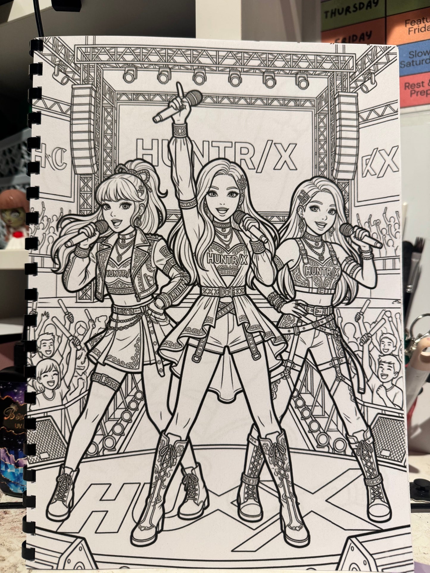 K-Pop Idols Colouring Book