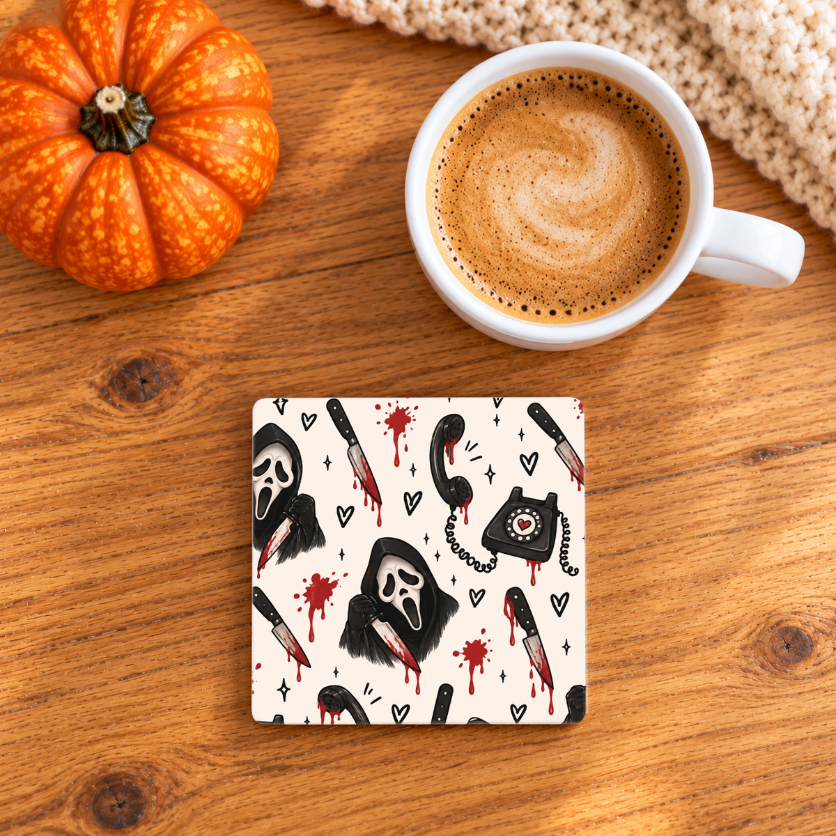 Ghostman Ceramic Coaster