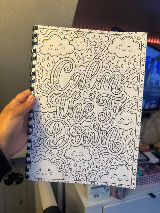 Cute but Moody Adult Colouring Book