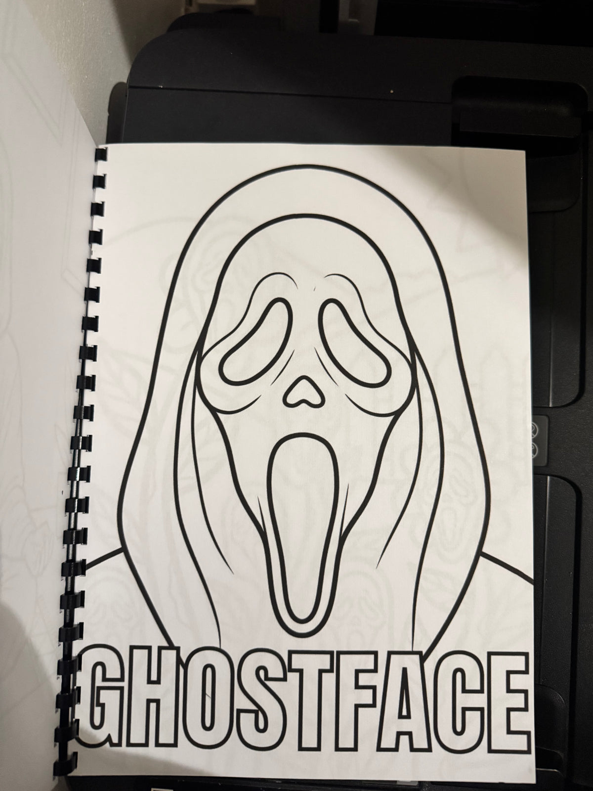 Ghost Man Colouring Book