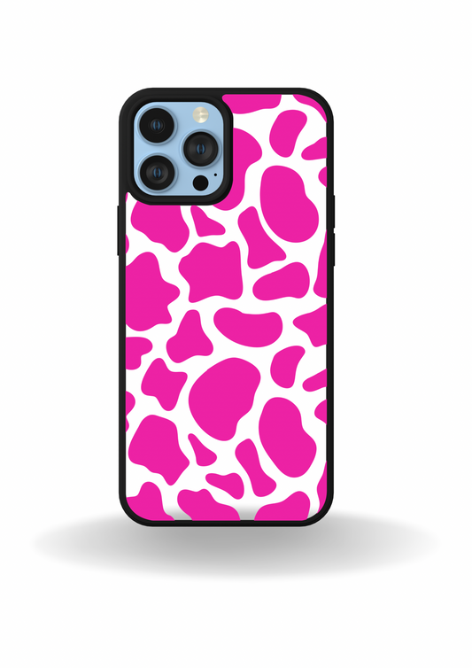 Pink Cow Print Phone Case