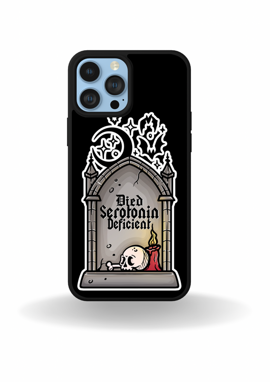 Died Serotonin Deficient Phone Case