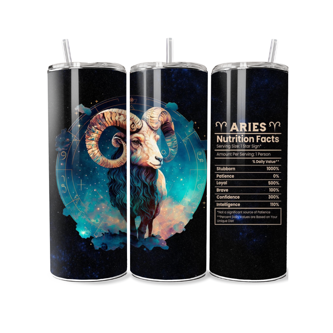 Zodiac Tumblers - Various Star Signs Available - Serpent Creations