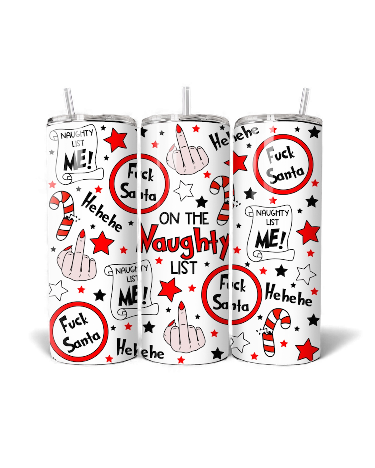 On The Naughty List 20oz Tumbler