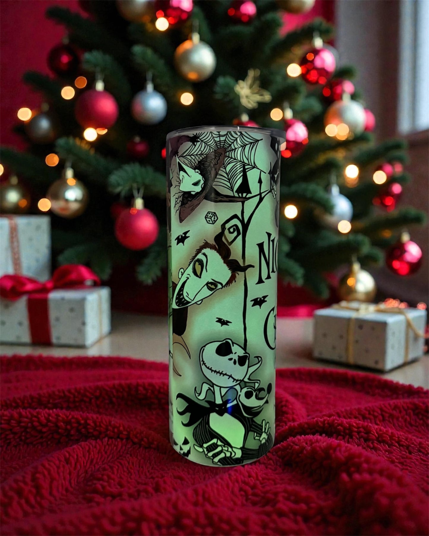 NBC Glow In The Dark Xmas 20oz Tumbler