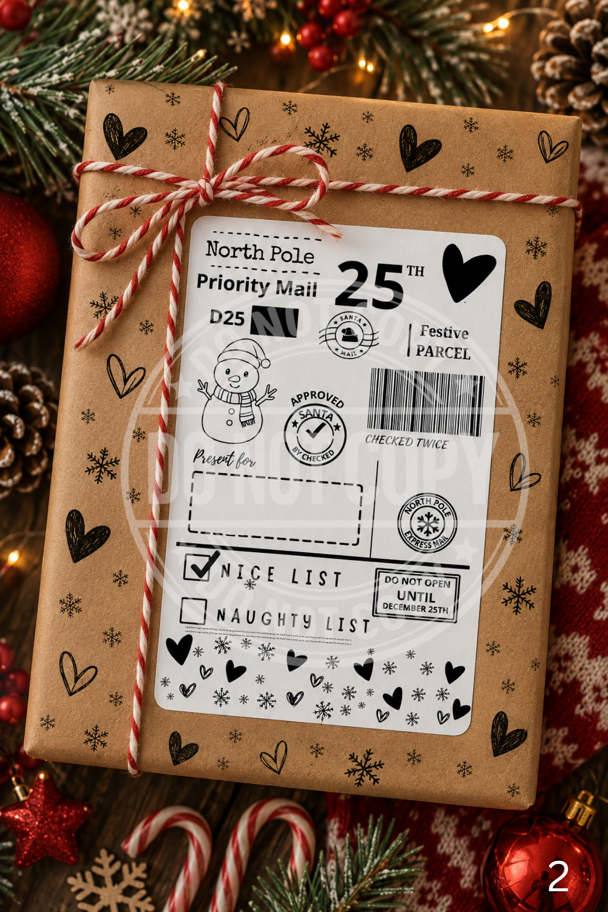 Custom Christmas Labels