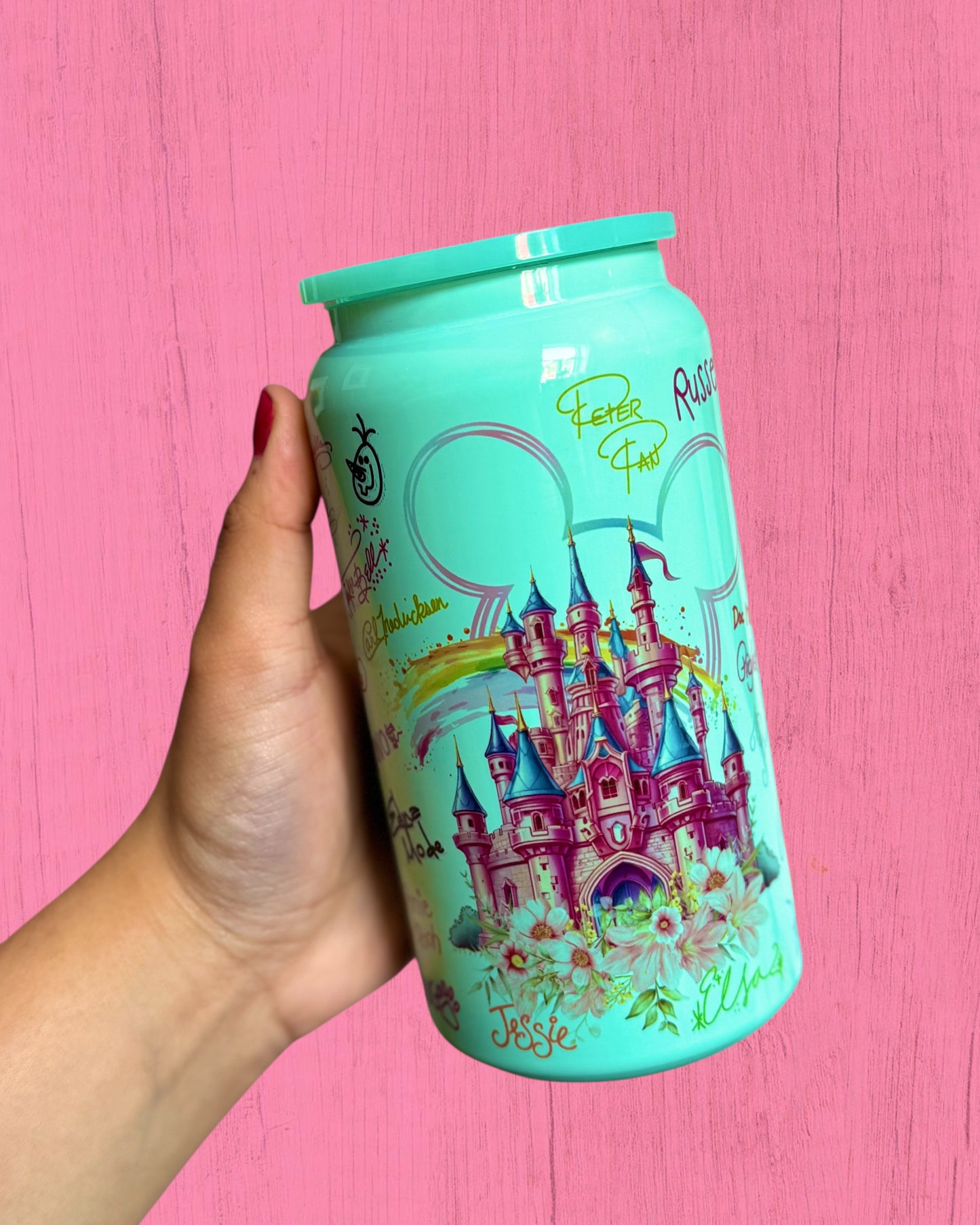 Castle Mint Green 16oz Libbey Glass