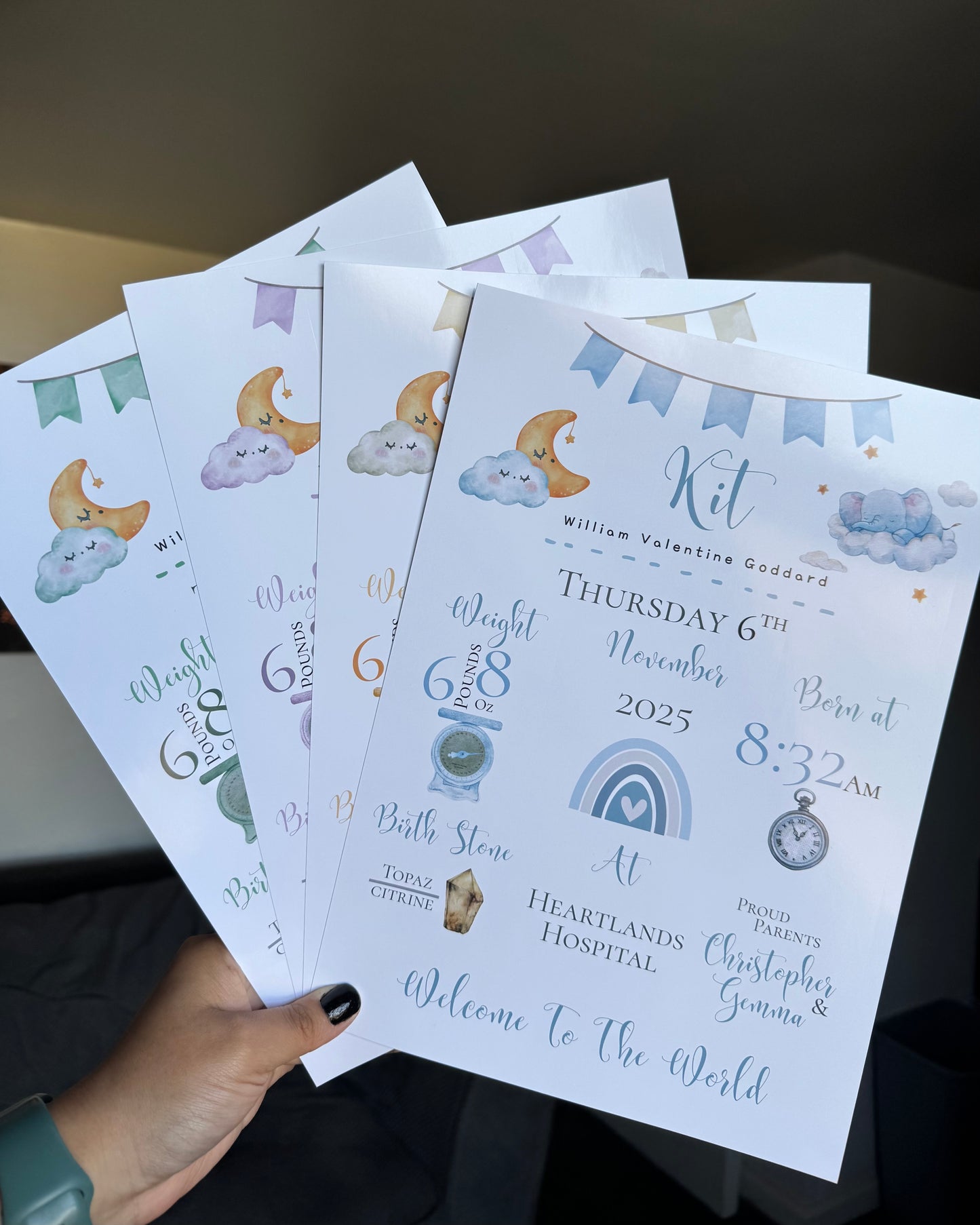 Personalised Baby Certificate