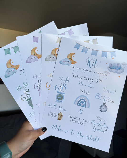 Personalised Baby Certificate