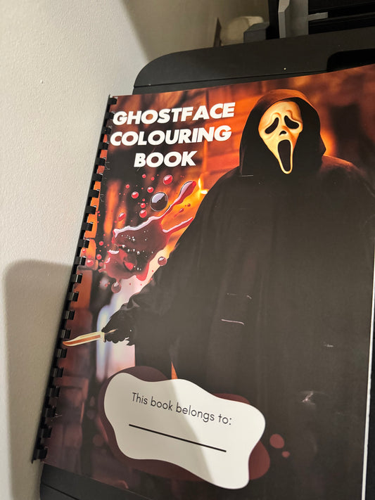Ghost Man Colouring Book