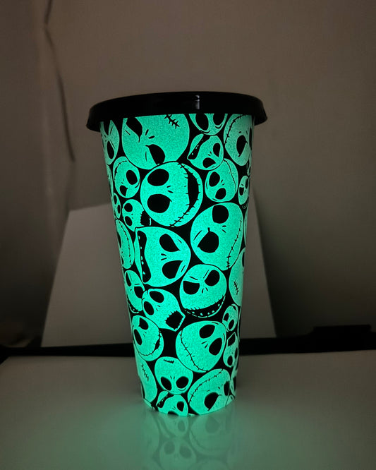 Jack Skelly 24oz Glow in the dark Cold Cup