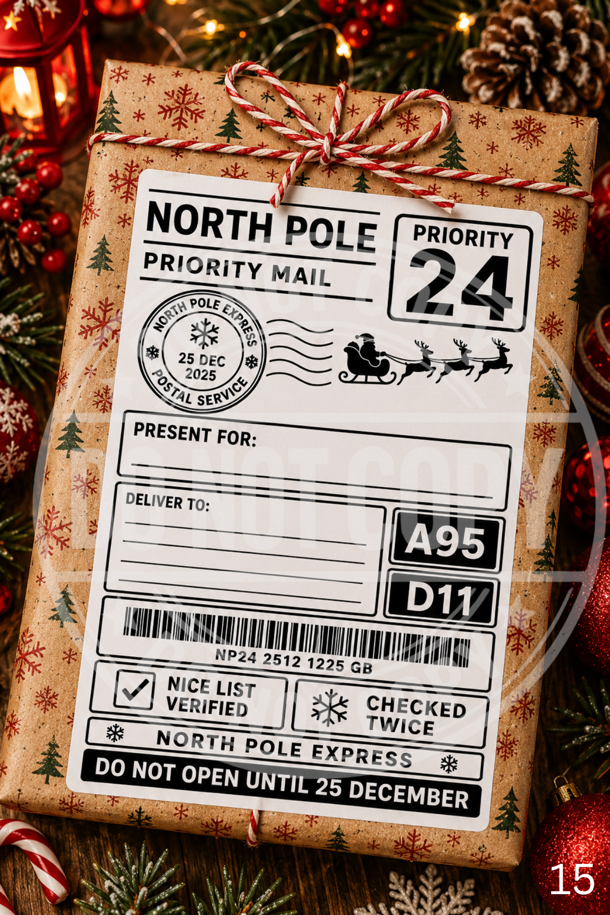Custom Christmas Labels