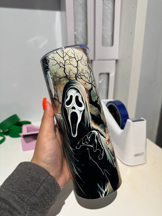 Ghost in the Newspaper 20oz Tumbler