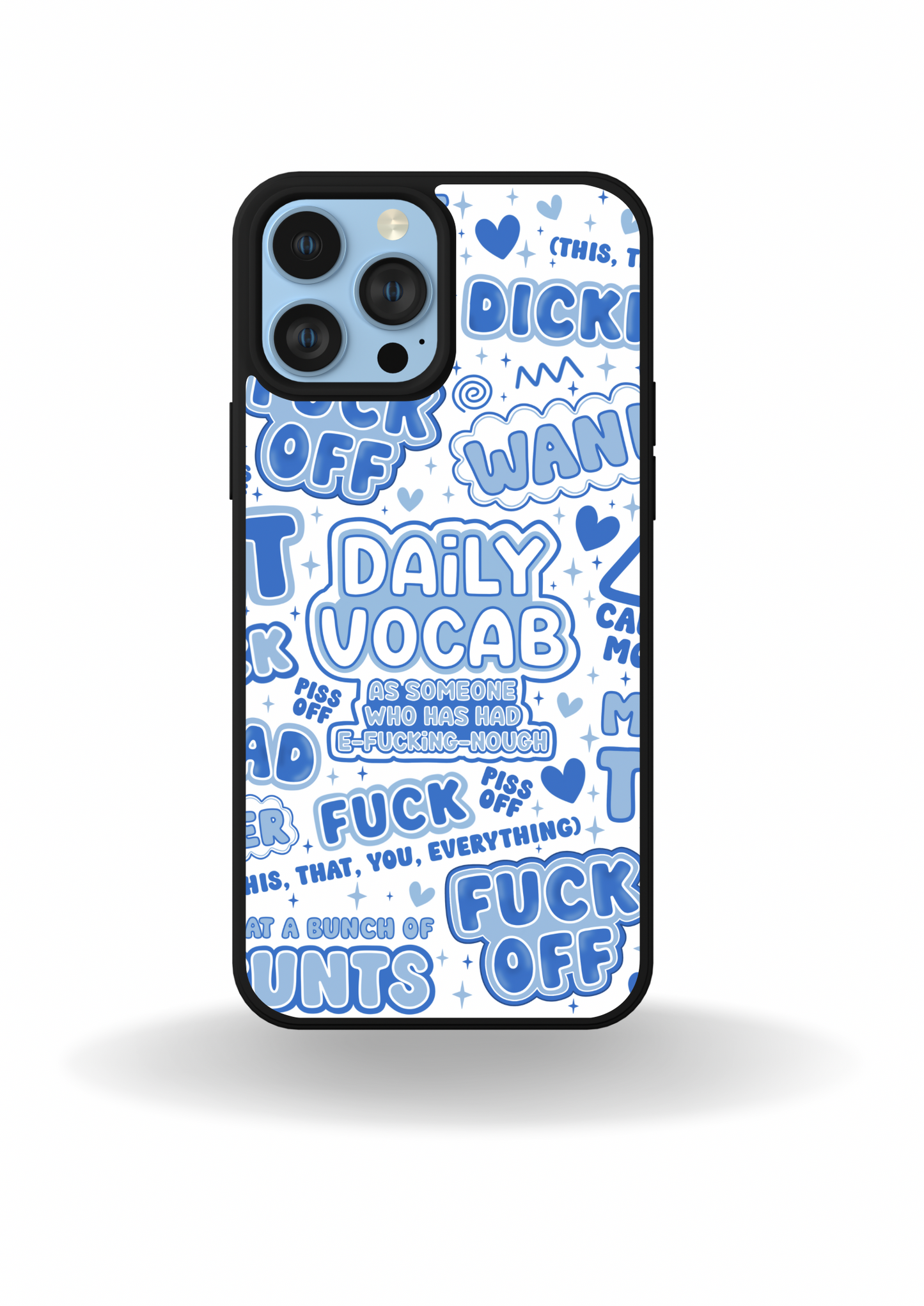 Blue Daily Vocab Phone Case